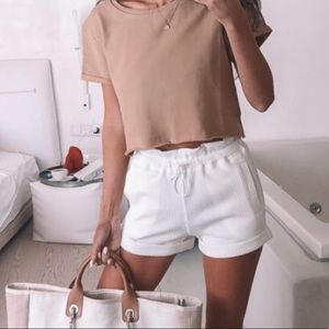 White Fox White Shorts